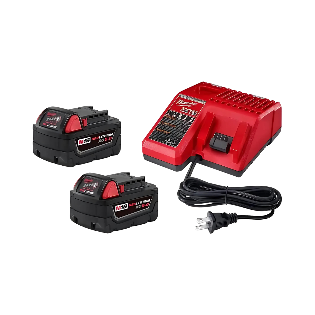 KIT CARGADOR PARA BATERIAS M12 Y M18 MILWAUKEE