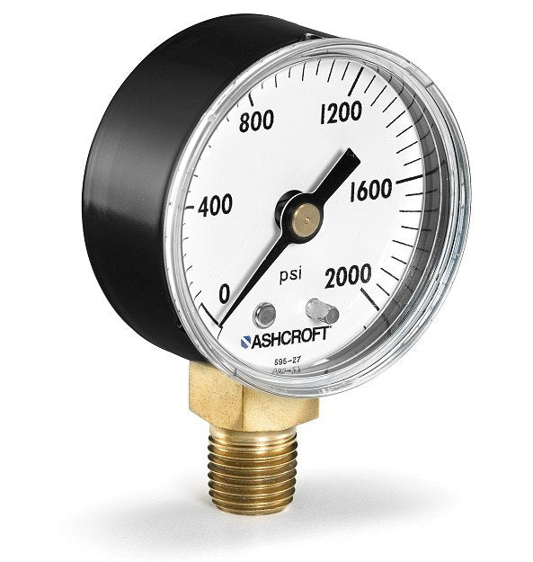MANÓMETRO DE LATÓN ASHCROFT 1005 - 1/4" NPT