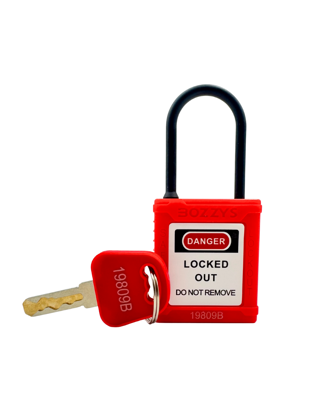 NYLON SAFETY LOCKOUT PADLOCK - 4 MM SHACKLE