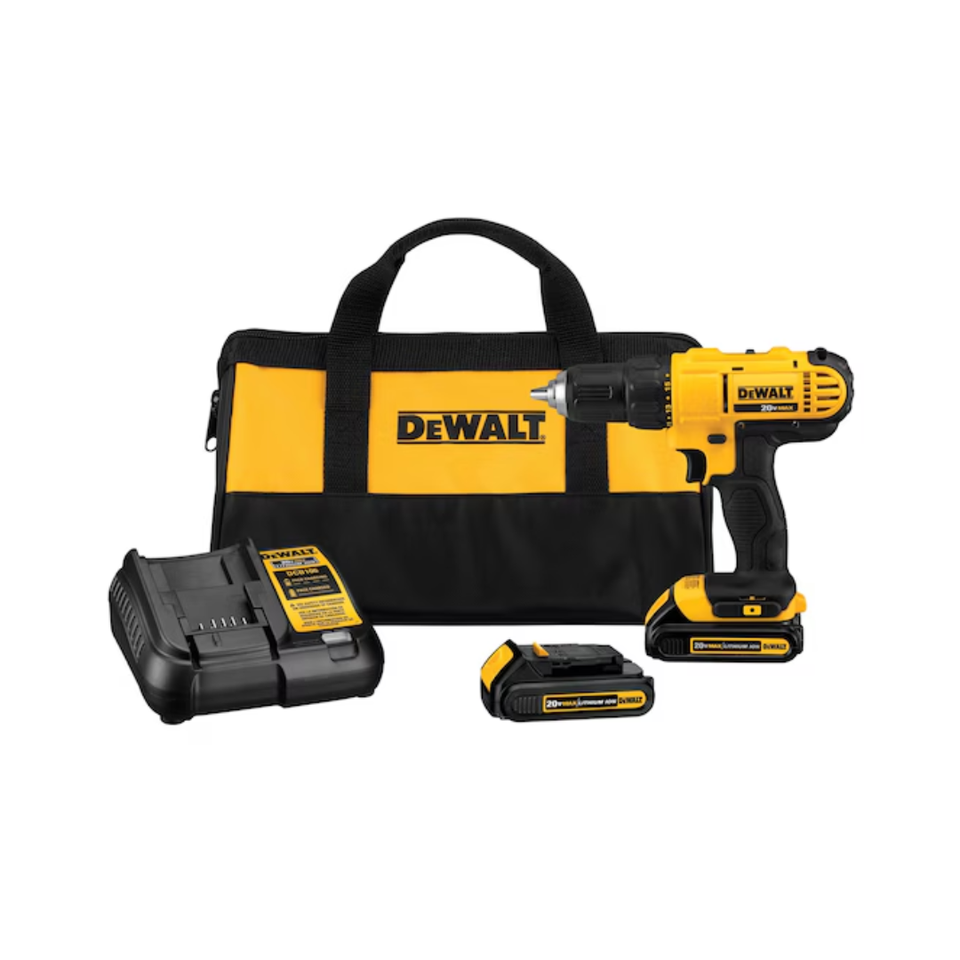KIT DE TALADRO DE 20 VDC DEWALT