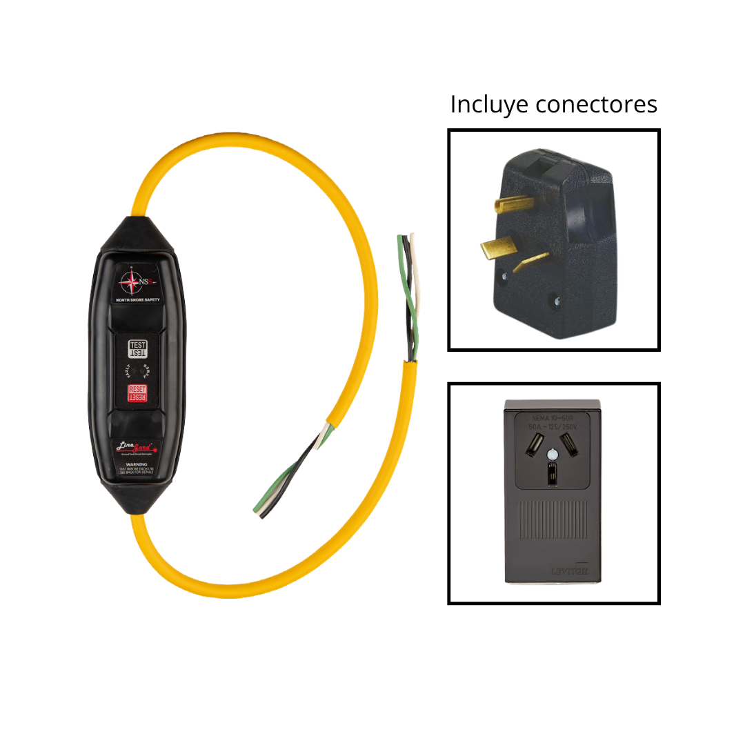 CABLE EXTENSION GFCI 220 V + CONECTORES