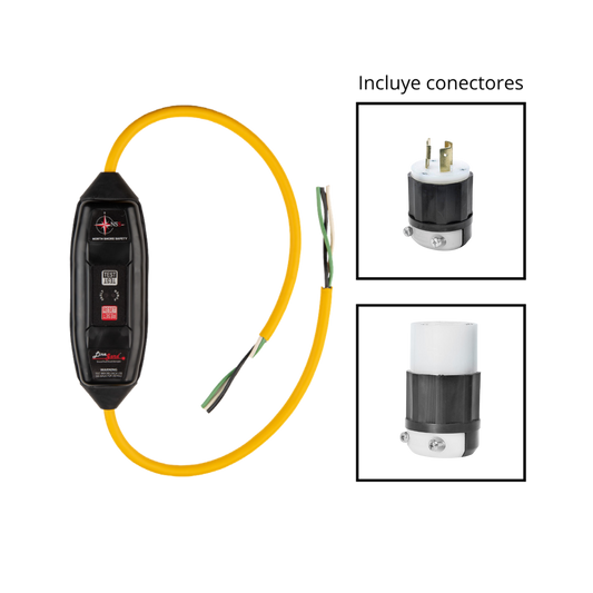 GFCI EXTENSION CABLE 220 V + CONNECTORS