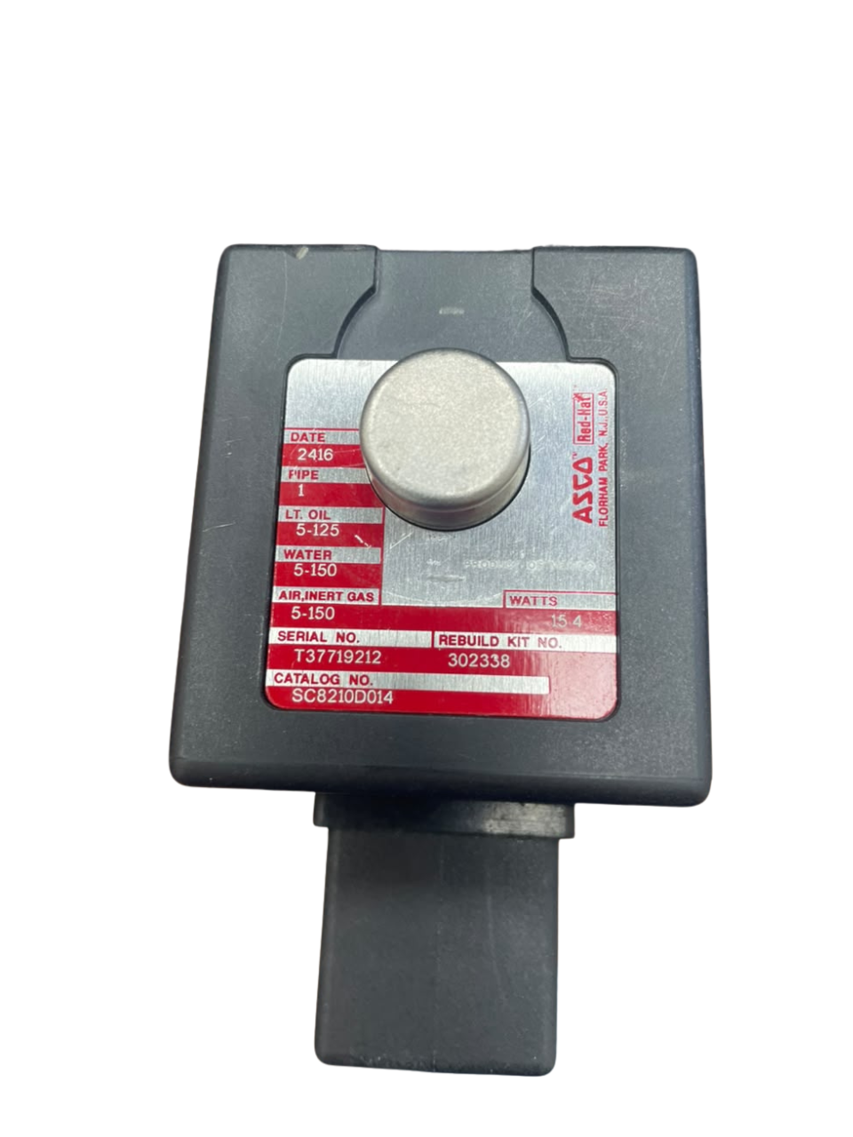 Válvula Solenoide En Latón Forjado, Serie 8210 + Conector + Bobina | ASCO