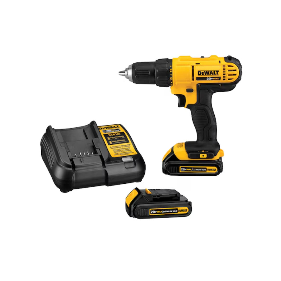 KIT DE TALADRO DE 20 VDC DEWALT