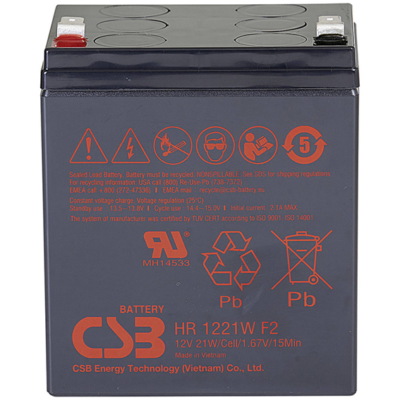 UPS BATTERY, 12V, HR 1221