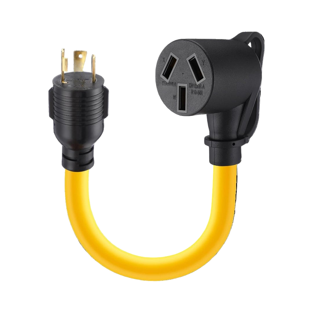 NEMA L6-30P TO NEMA 10-50R ADAPTER