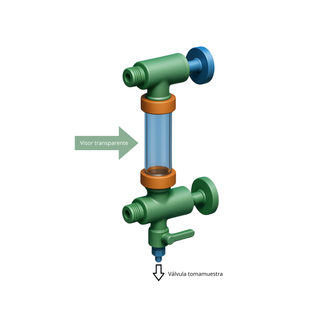 VALVE FOR TANK SIGHT GLASS