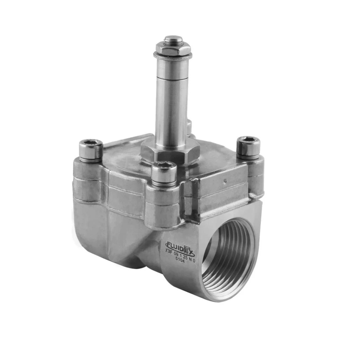 VALVULA SOLENOIDE DE ACERO INOXIDABLE (SIN BOBINA) - AIGNEP X3F