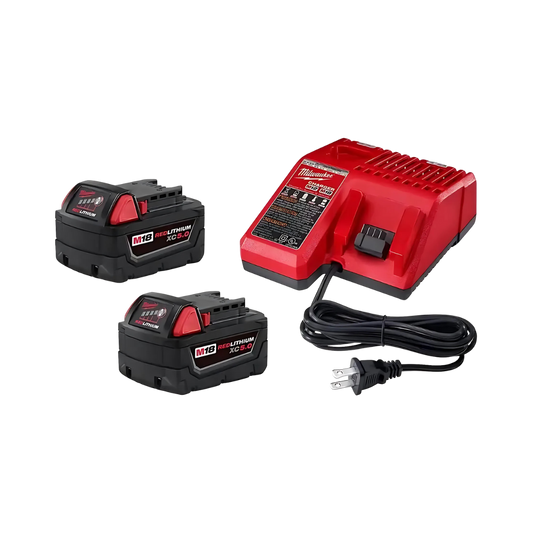 KIT CARGADOR PARA BATERIAS M12 Y M18 MILWAUKEE