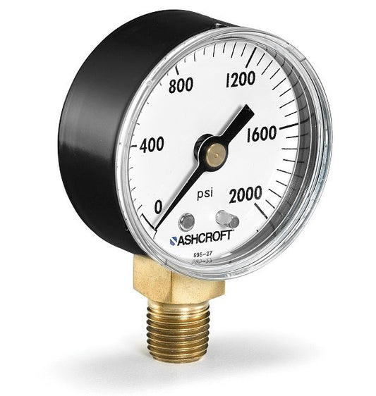 MANÓMETRO DE LATÓN ASHCROFT 1005 - 1/4" NPT