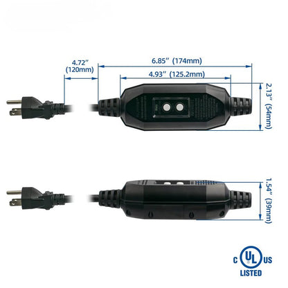 CABLE EXTENSIÓN GFCI - CALIBRE 12/3 - REINICIO AUTOMÁTICO