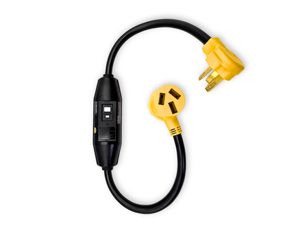 GFCI PORTATIL 30 AMP, 220 V, CONECTORES NEMA 10-50 - ERICSON G200.