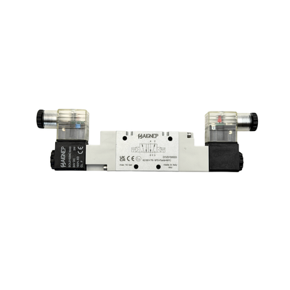 Electroválvula 1/4", 5/2 Vías, Biestable + Conector + Bobina | Aignep