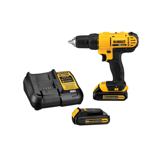 KIT DE TALADRO DE 20 VDC DEWALT