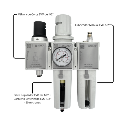 FRL EVO 1/2" MAINTENANCE UNIT