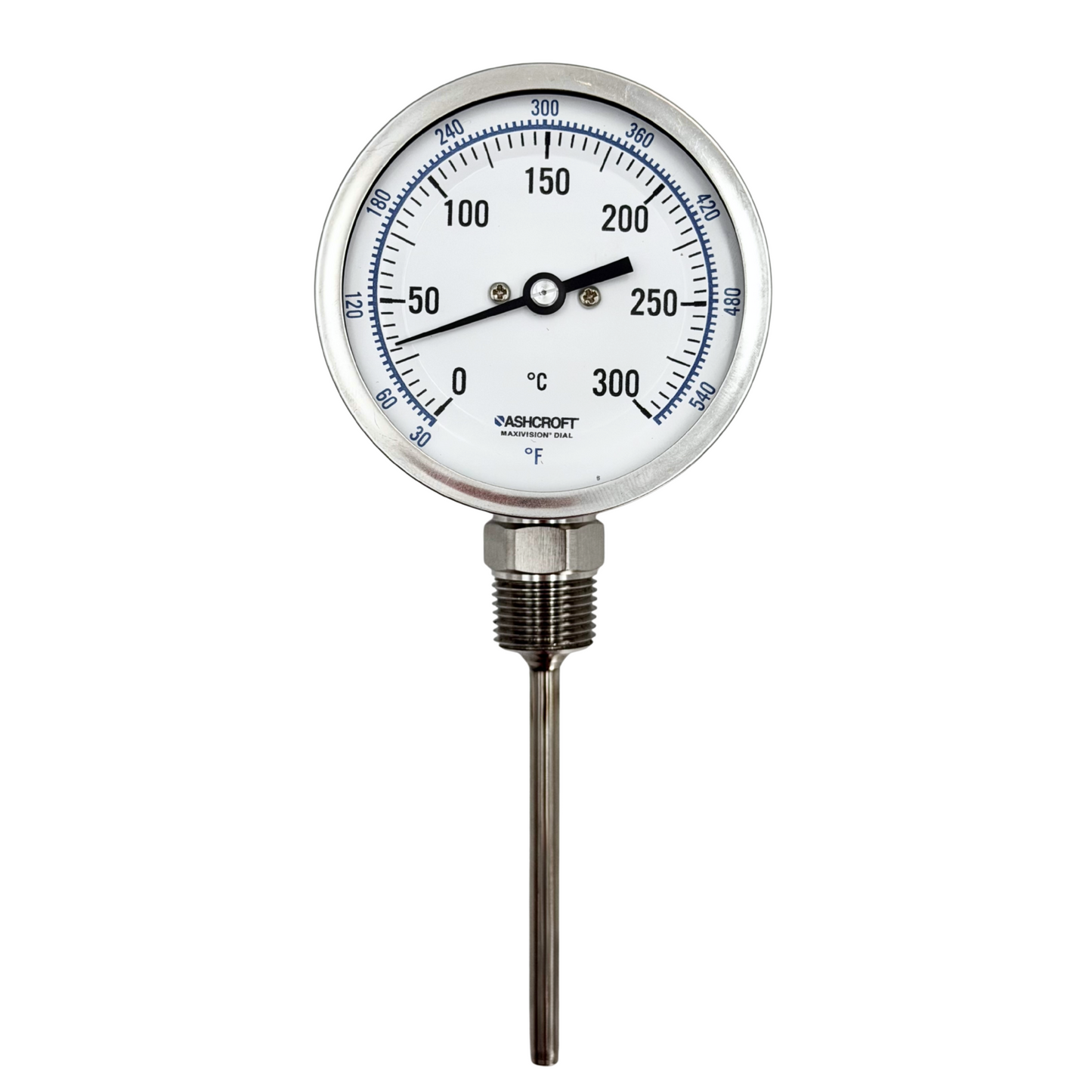 TERMOMETRO DE ACERO INOXIDABLE 1/2" NPT | ASHCROFT MODELO EI