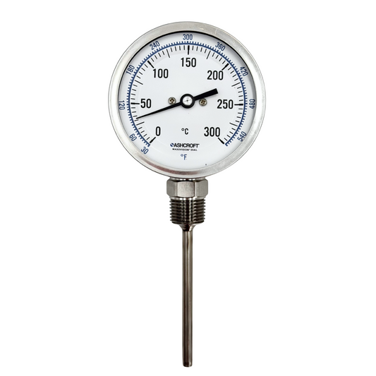 TERMOMETRO DE ACERO INOXIDABLE 1/2" NPT | ASHCROFT MODELO EI