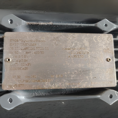MOTOR CON CAJA REDUCTORA 1.1KW