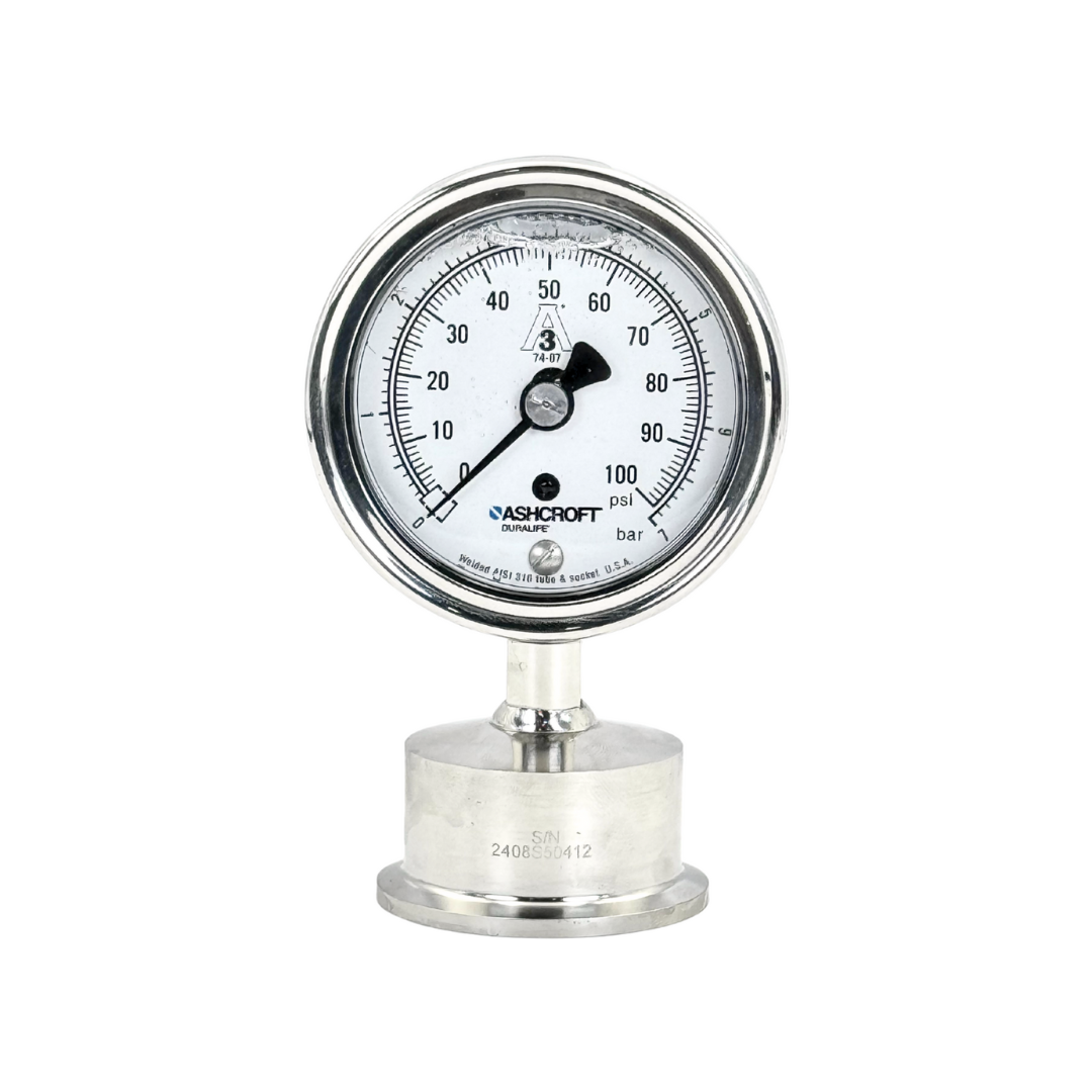 1.5" CLAMP TYPE PRESSURE GAUGE - ASHCROFT 1032