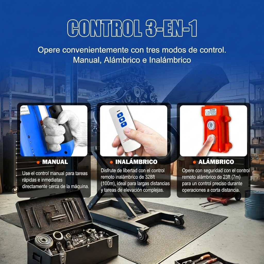 POLIPASTO ELÉCTRICO (TECLE) 1100 LBS / 500 KG - FITHOIST