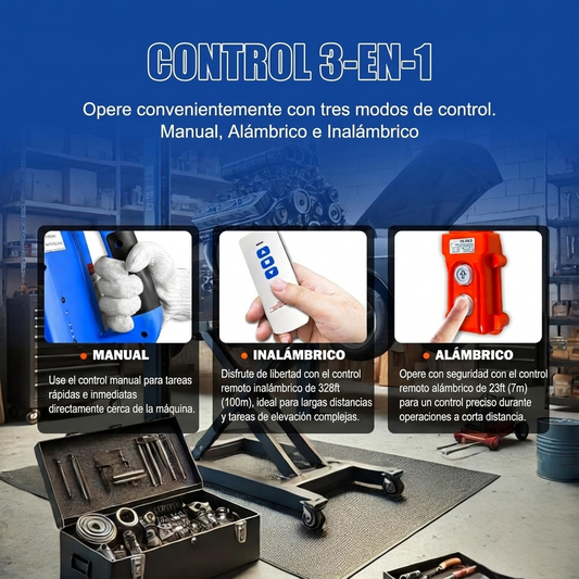 POLIPASTO ELÉCTRICO (TECLE) 1100 LBS / 500 KG - FITHOIST