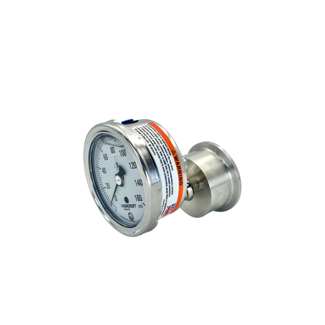 1.5" CLAMP TYPE PRESSURE GAUGE - ASHCROFT 1032