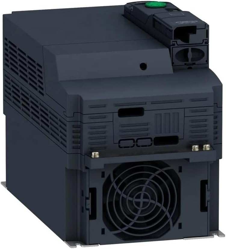 Schneider Electric ATV320D11N4B Altivar Machine ATV320 formato Book - Vista lateral con conexiones
