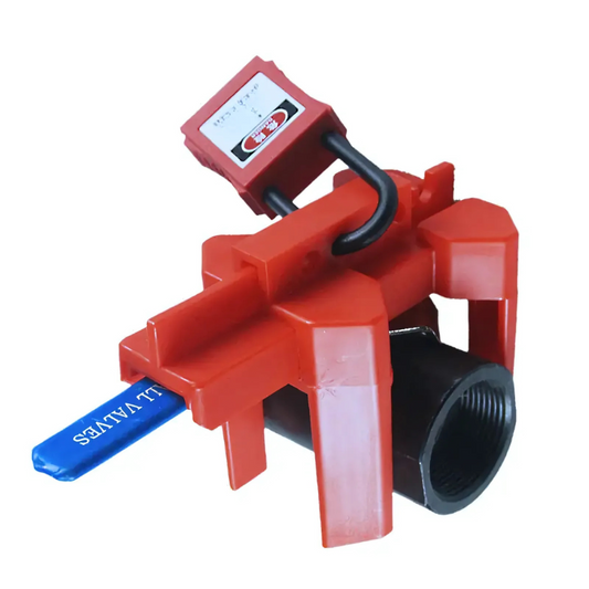 ADJUSTABLE LOCKING DEVICE FOR BALL VALVE