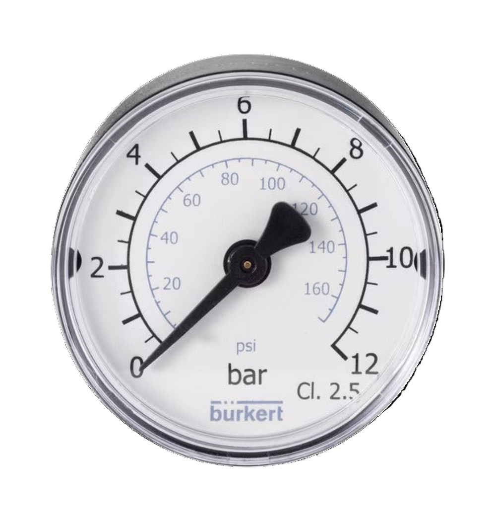 MANOMETRO TRASERO 1/4" NPT - BÜRKERT 772138