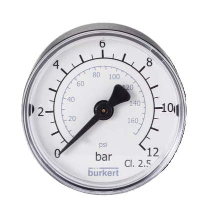 MANOMETRO TRASERO 1/4" NPT - BÜRKERT 772138