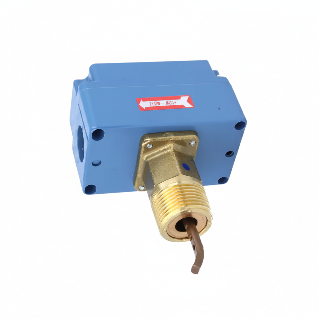 Johnson Controls F61SB-9100 Interruptor de Flujo de Paleta NEMA 4 para Líquidos Rosca 1" - Vista frontal