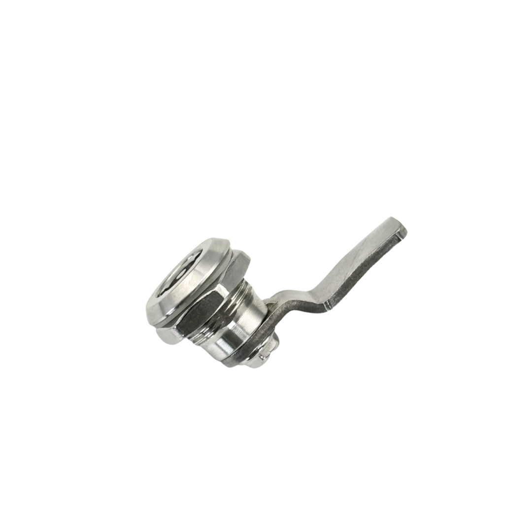 Cam lock Jiekai Hardware, vista detalle del mecanismo de leva