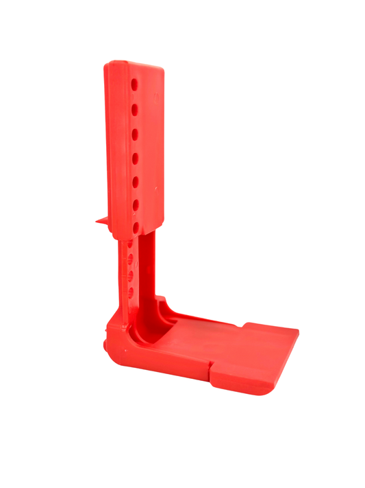 "L" TYPE LOCKING DEVICE FOR BALL VALVE