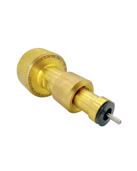 CONECTOR RECTO PARA VALVULAS CO2 RPV 1/4''- 18 NPT - MÜLLER