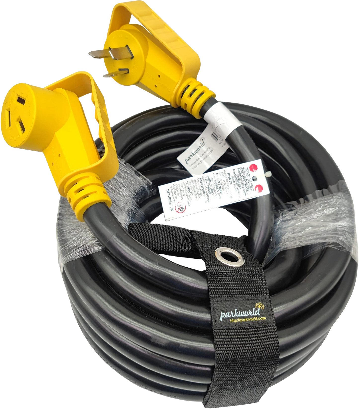 EXTENSIÓN ELÉCTRICA 50 AMP, 240 V,  NEMA 10-50,  3x6 AWG, 50 FT.