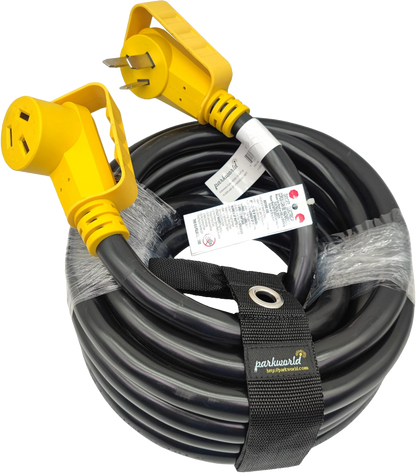 EXTENSIÓN ELÉCTRICA 50 AMP, 240 V,  NEMA 10-50,  3x6 AWG, 50 FT.