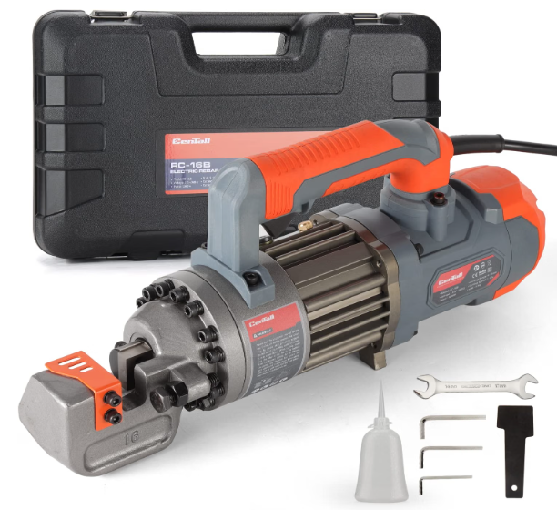 Cortador eléctrico hidráulico de varilla 110V modelo RC16B Centall - Vista frontal