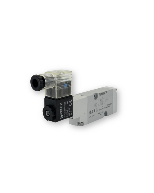 ELECTROVÁLVULA NAMUR DE 1/4" AIGNEP – 5/2 VÍAS