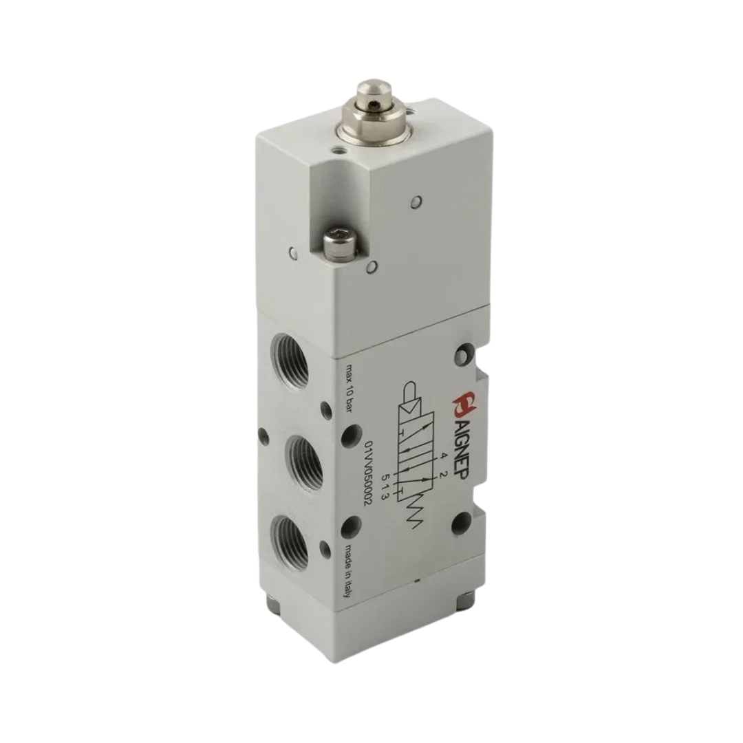 AIGNEP 1/8" MECHANICAL ACTIVE VALVE - 5/2 WAY
